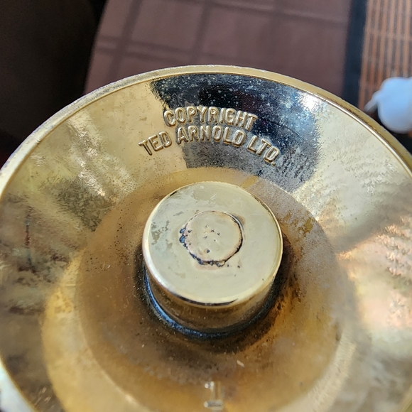 Ted Arnold Elegant Gold Rose Sculpture - Picture 13 of 16